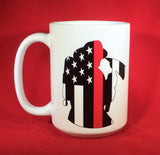 Thin Red Line Firefighter Drinkware