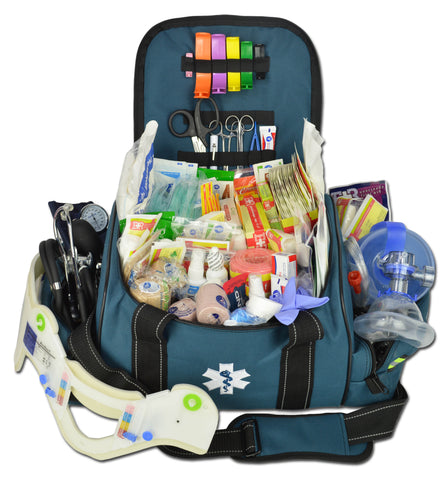 First Responder Bag Leeg Professionele Medische Opbergtas met Afneembare Trolley, Grote Capaciteit Noodsituatie Reddingsuitrusting, voor Verpleegkundige, Arts, EMT, EMS (Size : M (35X22X48CM First Responder Bag Leeg Professionele Medische Opbergtas met Afneembare Trolley, Grote Capaciteit Noodsituatie Reddingsuitrusting, voor Verpleegkundige, Arts, EMT, EMS (Size : M (35X22X48CM