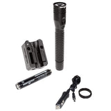 Xtreme Lumens Metal Multi-Function Rechargeable Duty/Personal-Size LED Dual-Light - Black