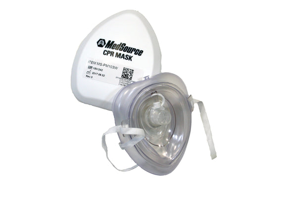 CPR Mask w/O2 Port in Hard Plastic Case – FireRescueStore.com
