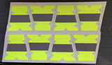 IdentiFire® Gen 2 Neon Yellow/Silver Bar Tets (Set of 8) (Free Shipping!)