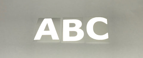 Scotchlite Reflective Letter Stickers (Free Shipping ...